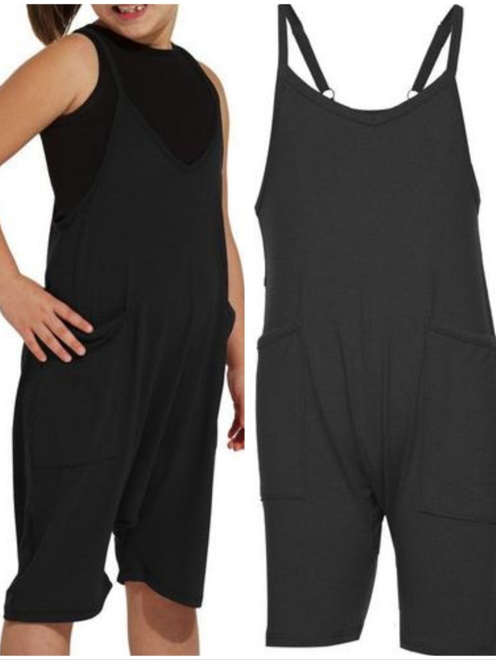 🆕️ Fornia Yoga Short Romper in Black Heather